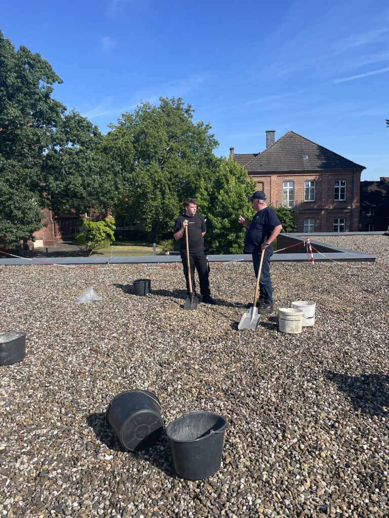 Dachvorbereitung Haus Katharina